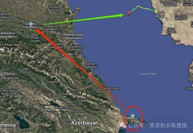一架阿塞拜疆航空E190坠毁,航空博主解析可能原因